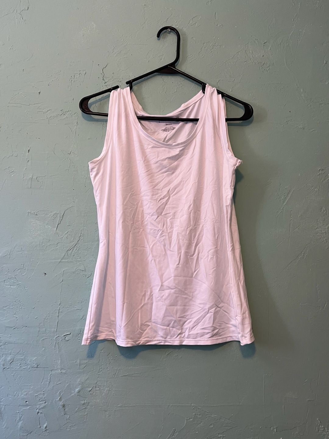 Dana Buchman Tank Top Size Small White Nylon Spandex 2