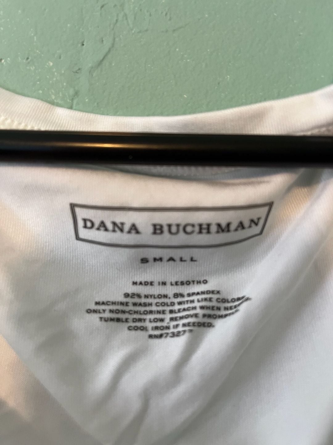 Dana Buchman Tank Top Size Small White Nylon Spandex 3