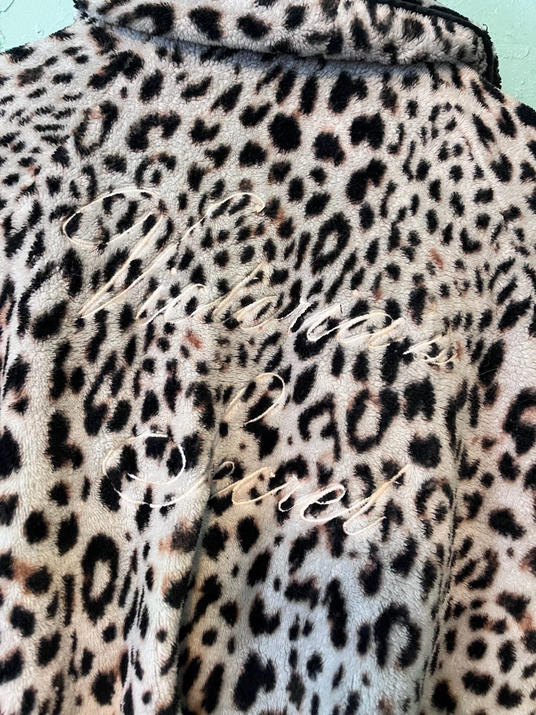 Victoria's Secret Leopard Fleece Robe Size XS/S 6