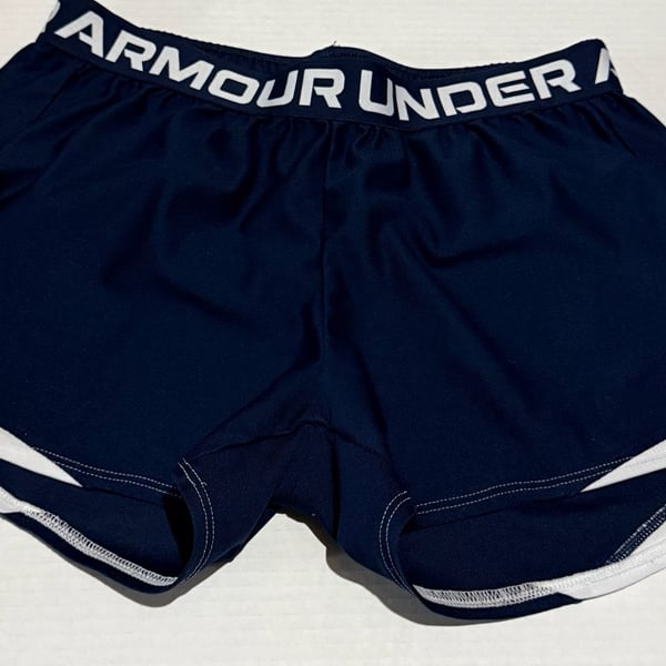 Under Armour Play Up 3.0 Shorts Size MD Blue White Athletic