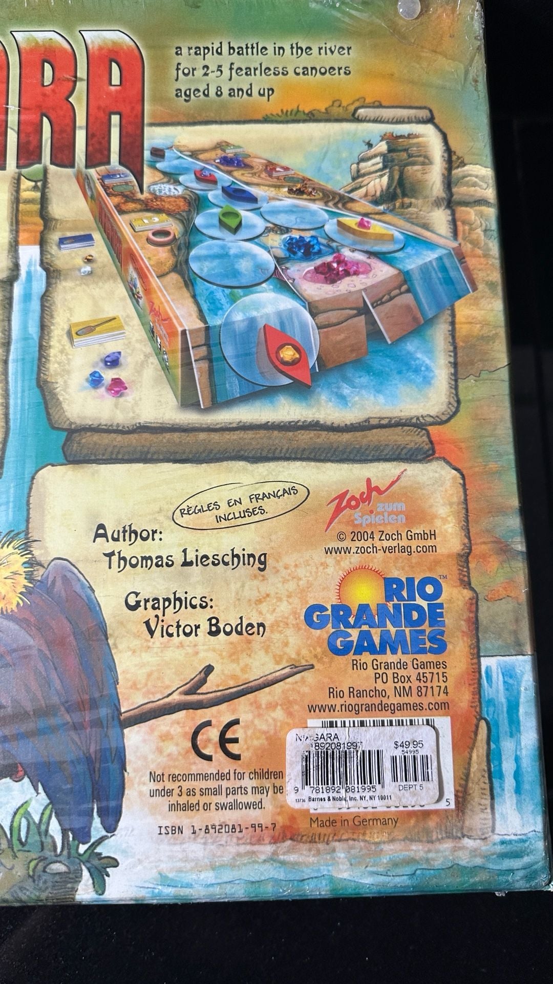 BRAND NEW SEALED Rio Grande Games Niagara Board Game 4