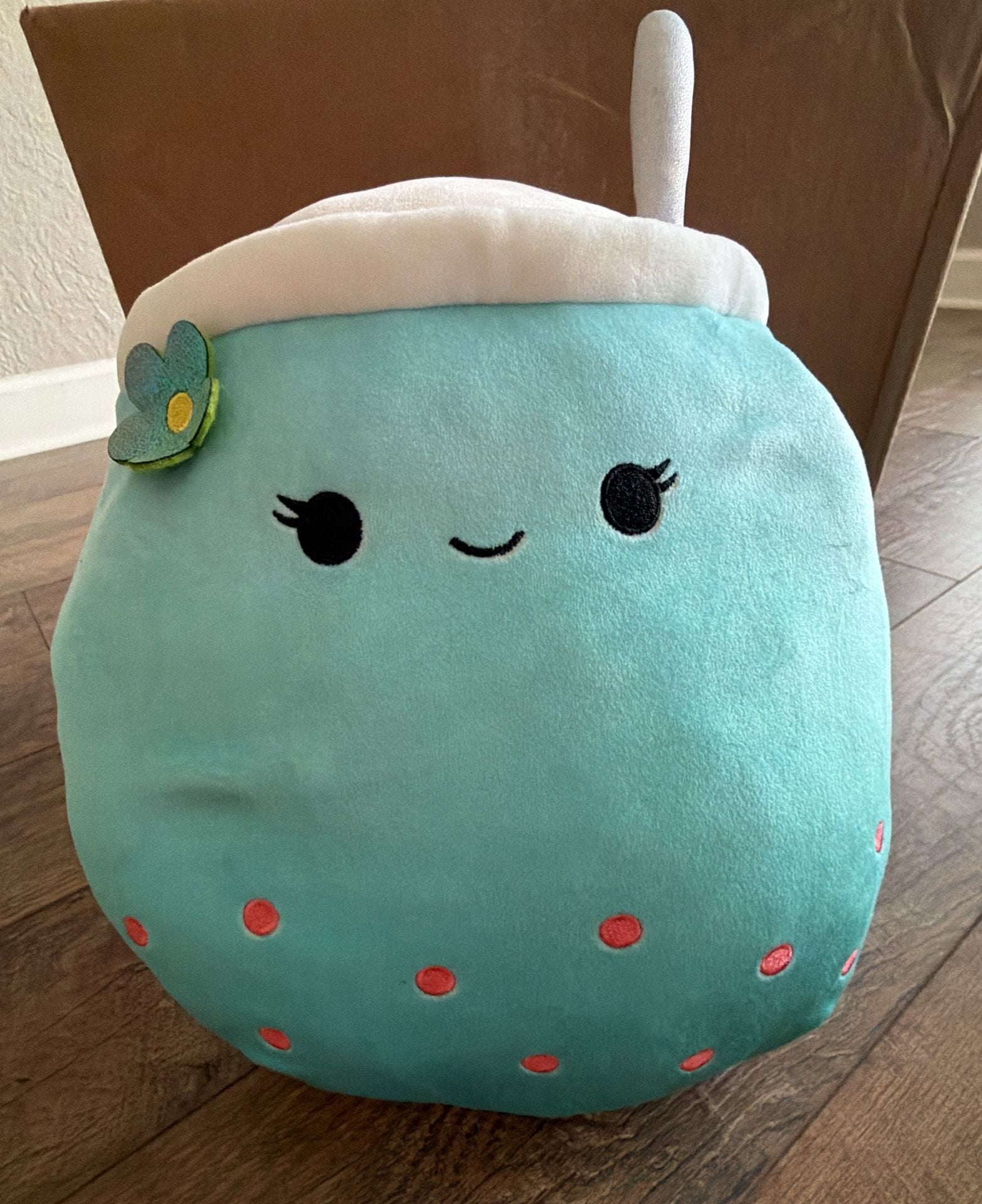 Squishmallows Jakarria the Blue Boba Tea Plush Toy 1