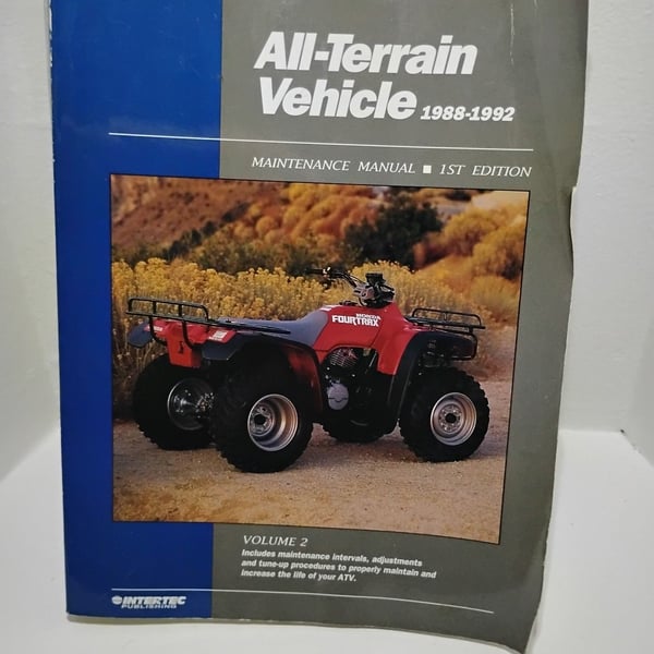 Intertec All-Terrain Vehicle Maintenance Manual 1988-1992 Volume 2