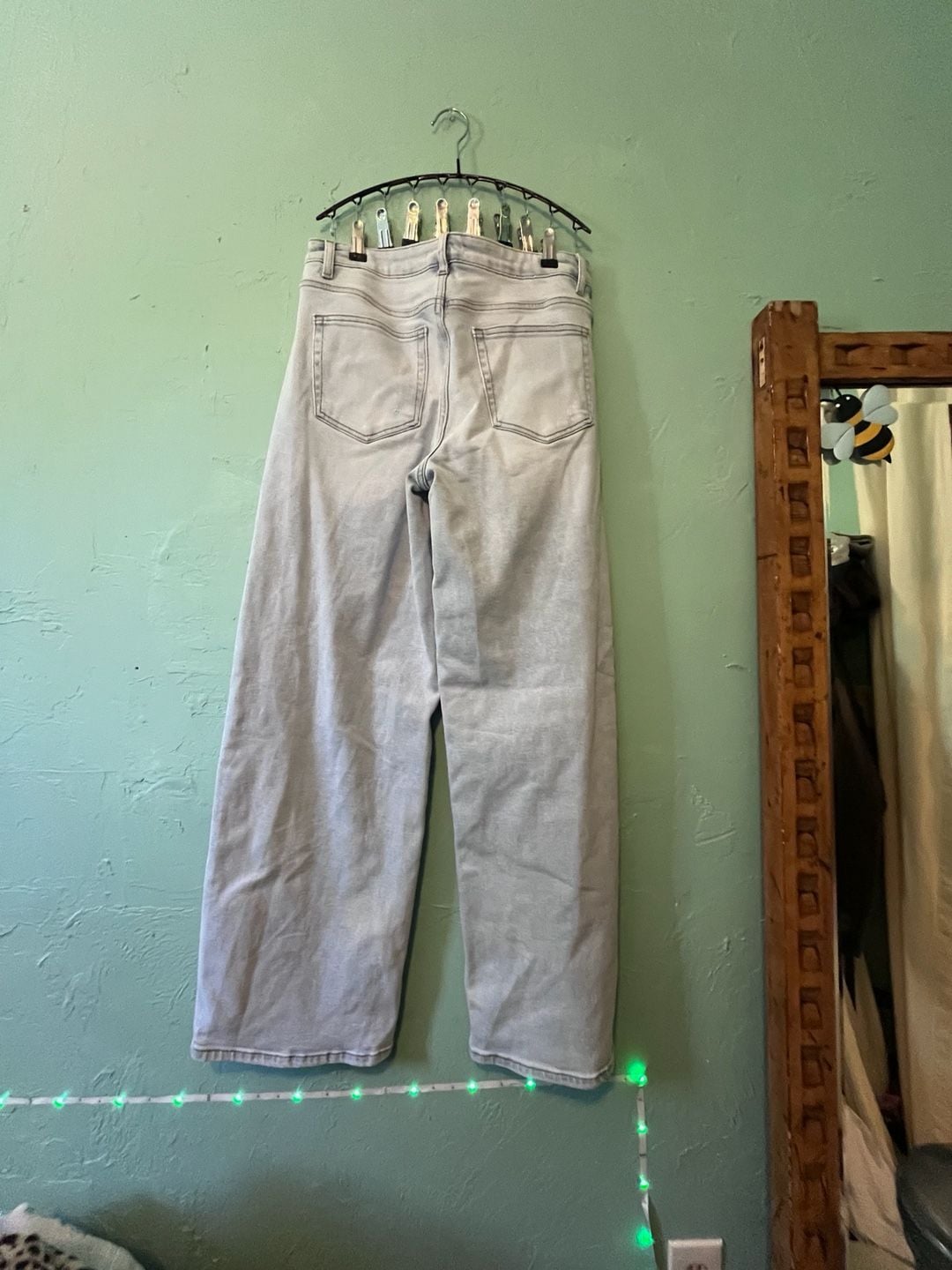 Onero Wide Leg Jeans Size 31 Light Wash Denim OSW8001 4