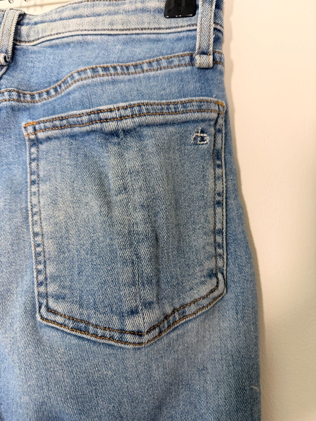 Rag & Bone Nina High-Rise Ankle Skinny Jeans Size 25 Collins Blue 14