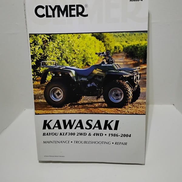 Clymer Kawasaki Bayou KLF300 Repair Manual 1986-2004 M466-4