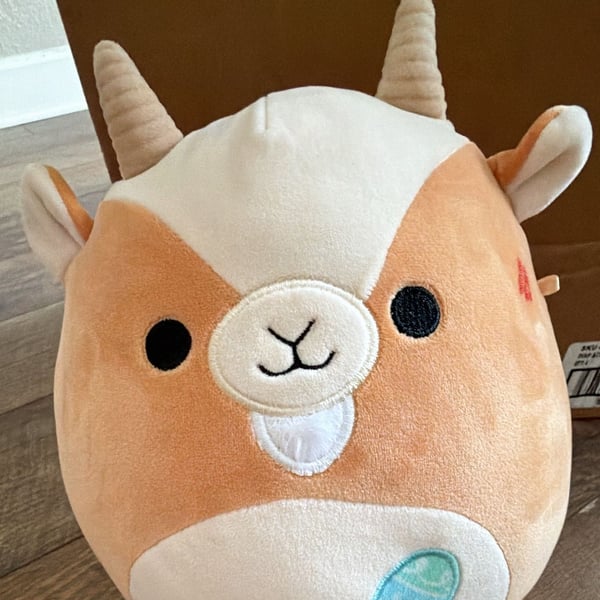 Squishmallows Grant the Tan Goat 8-Inch Easter Plush