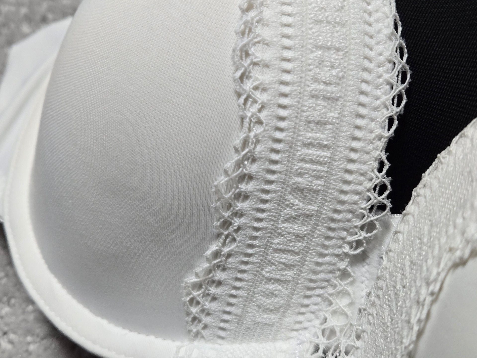 Tommy Hilfiger 2-Pack Push-Up Bra Size 34C White Black Logo Lace Trim 6