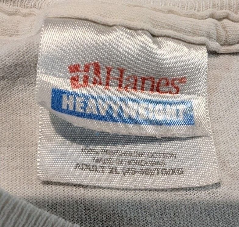 Hanes 3:10 to Yuma Movie Promo T-Shirt Size XL White This Town Is Gonna Burn 4