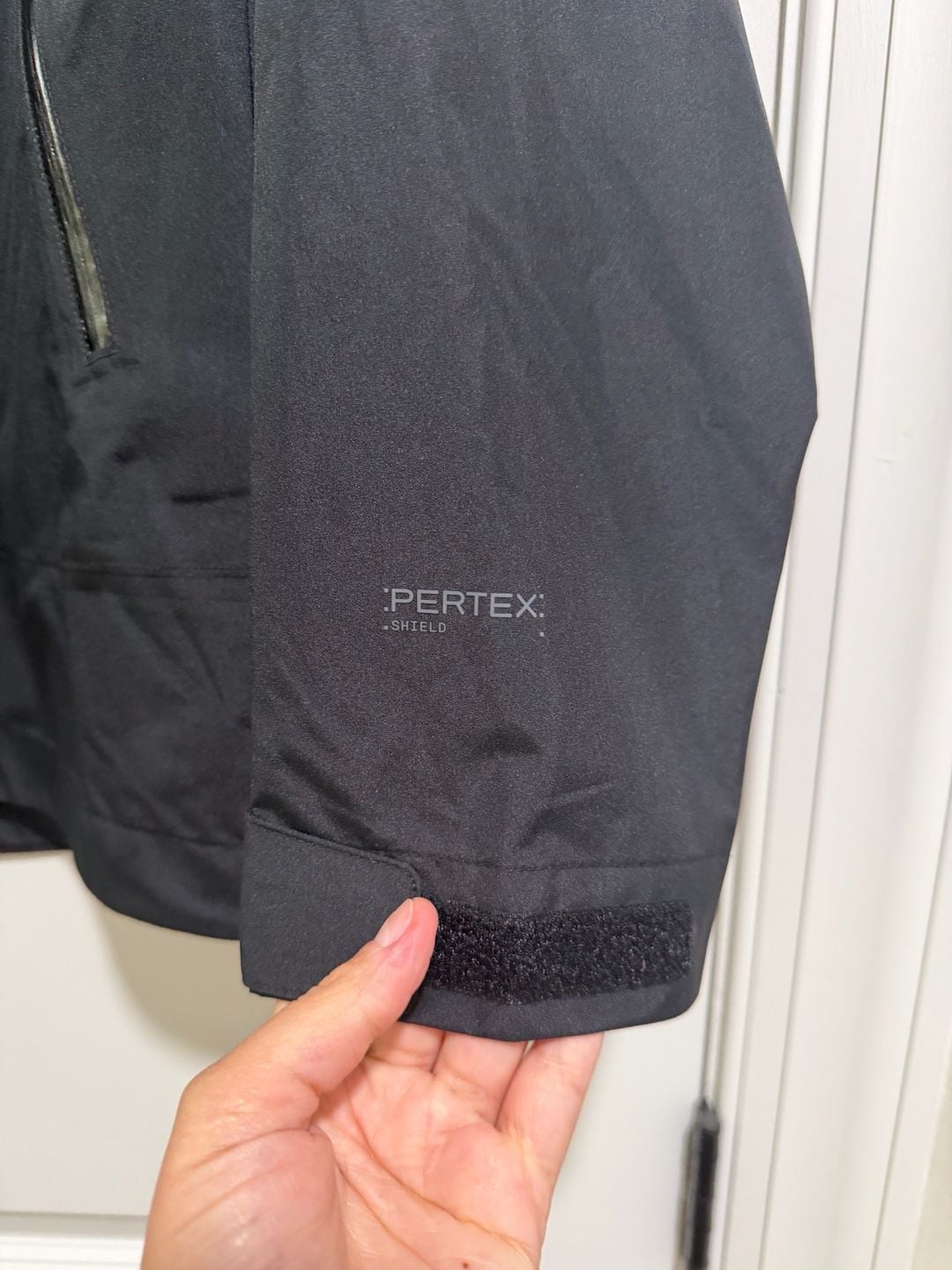 Women Marmot Pertex Shield Rain Jacket Black size small 3