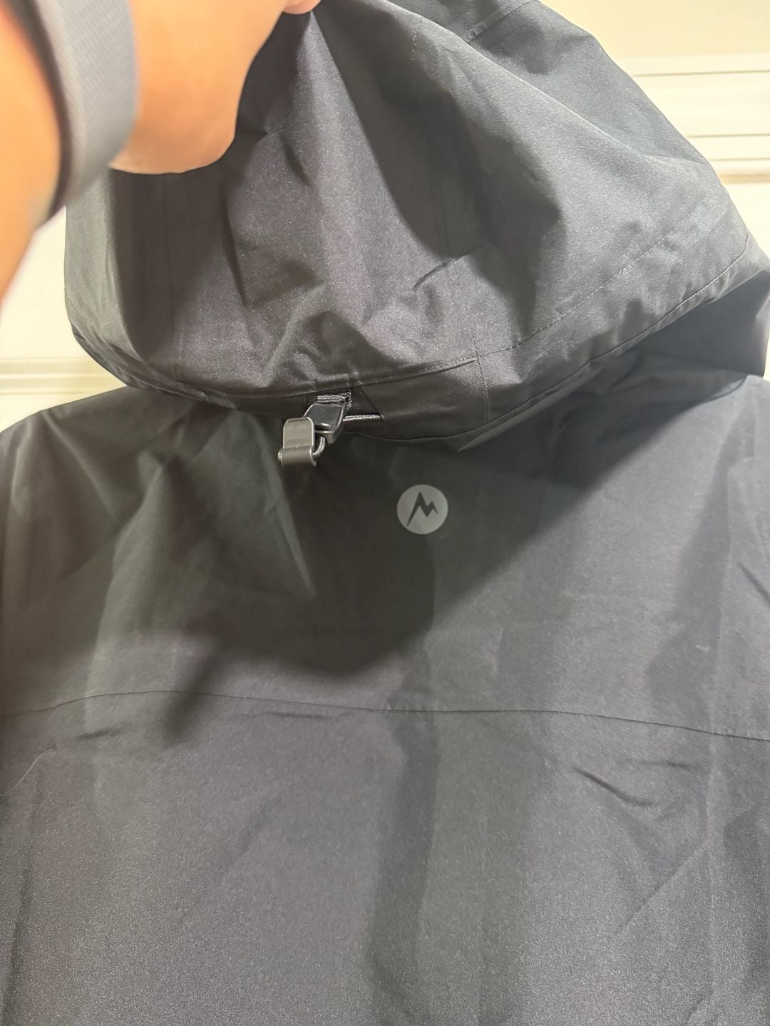 Women Marmot Pertex Shield Rain Jacket Black size small 13