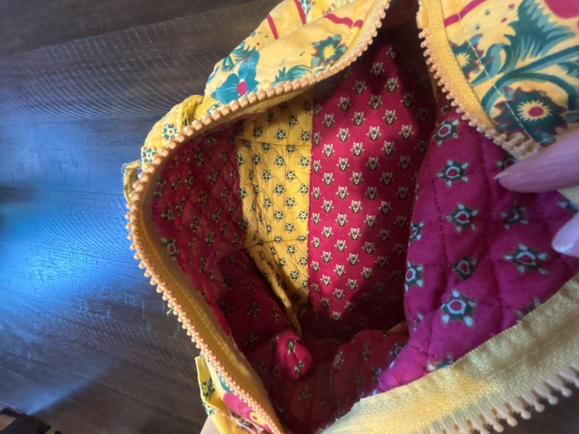 Taylor Layne Quilted Floral Medium Purse Yellow 3