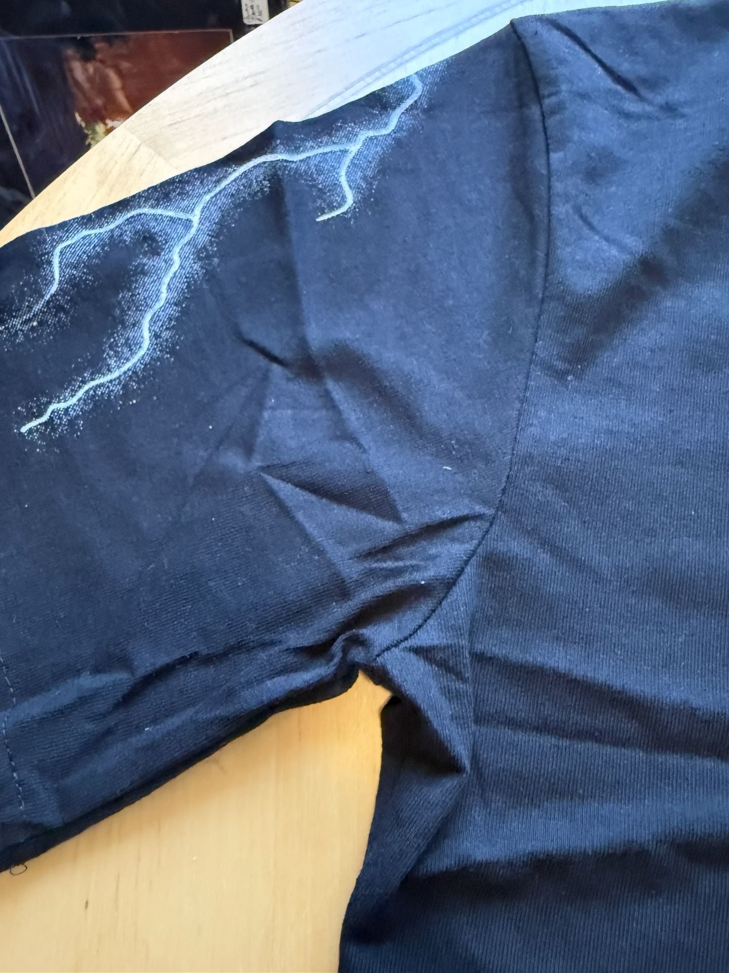Reason T-Shirt Size L Black Skull Lightning Graphic Tee 7