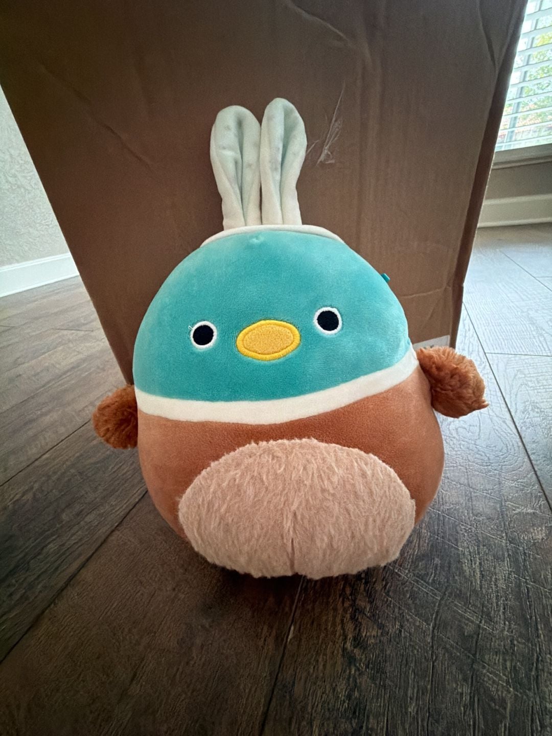 Squishmallows Daksa the Duck with Bunny Ears Plush 1