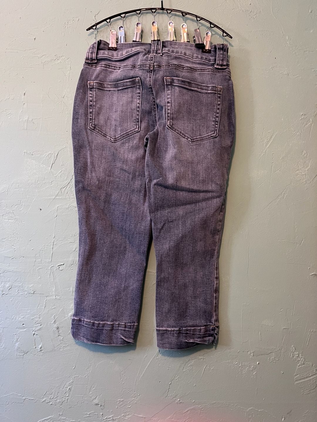 Maurices Cropped Jeans Size 4 blue Denim 5