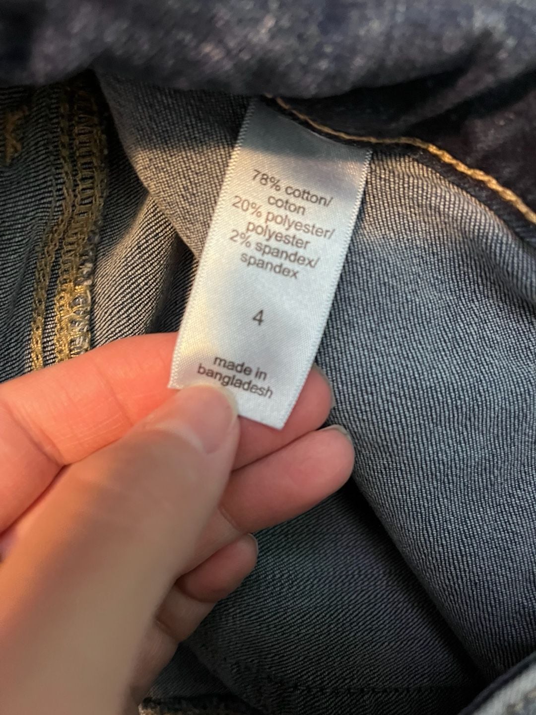 Maurices Cropped Jeans Size 4 blue Denim 6