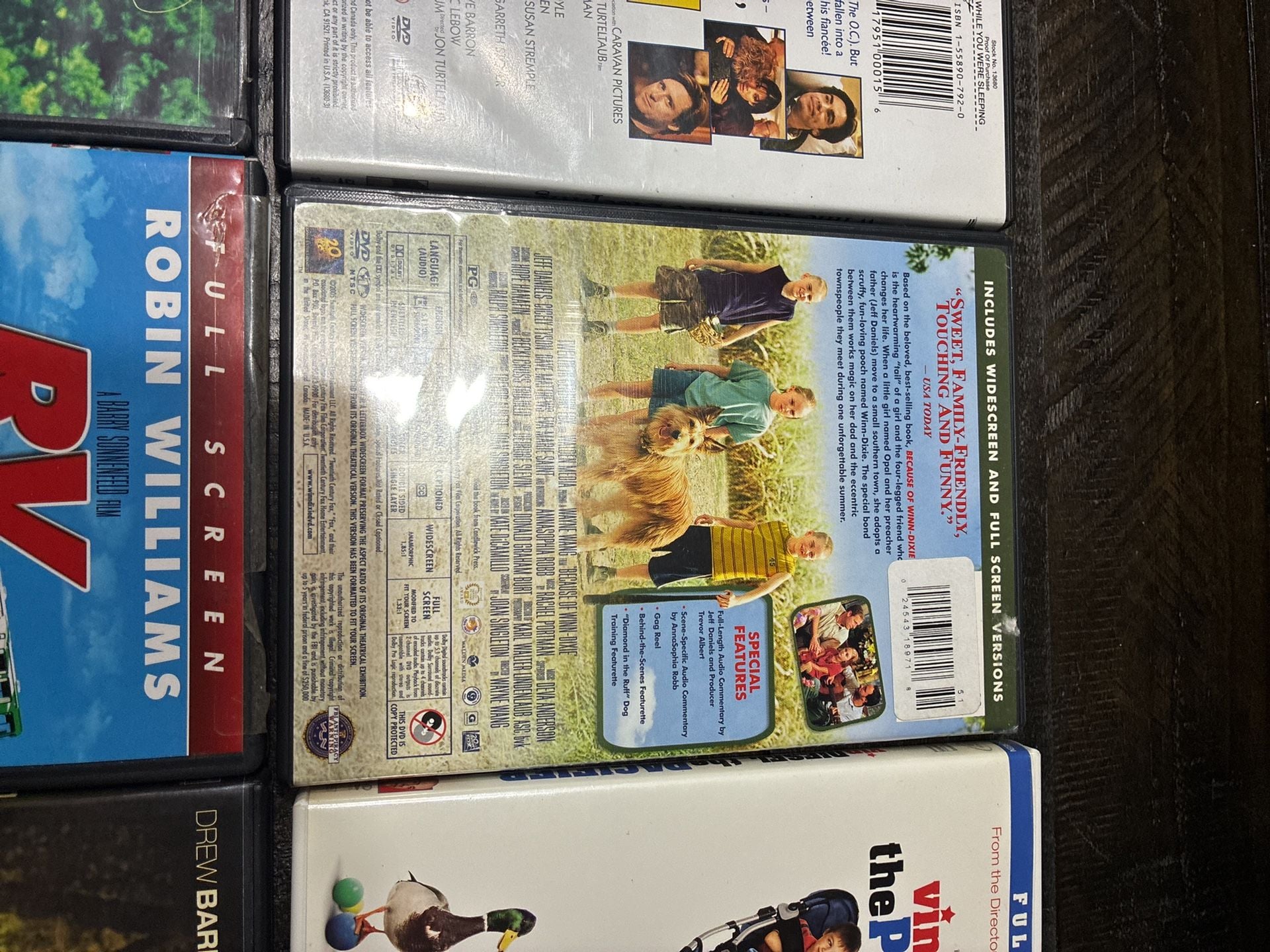 Lot of 8 Family DVDs Movie Collection Lot 5
