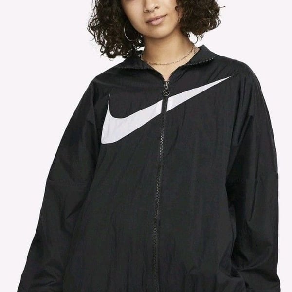 Nike Women's Sportswear Essential Woven Jacket Black DX5864-010 i