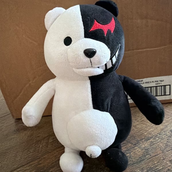 Danganronpa Monokuma Plush Toy Black and White Bear