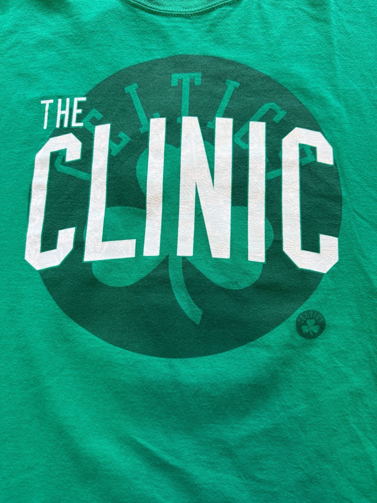 Majestic Boston Celtics Rajon Rondo The Clinic T-Shirt Size XL Green 7