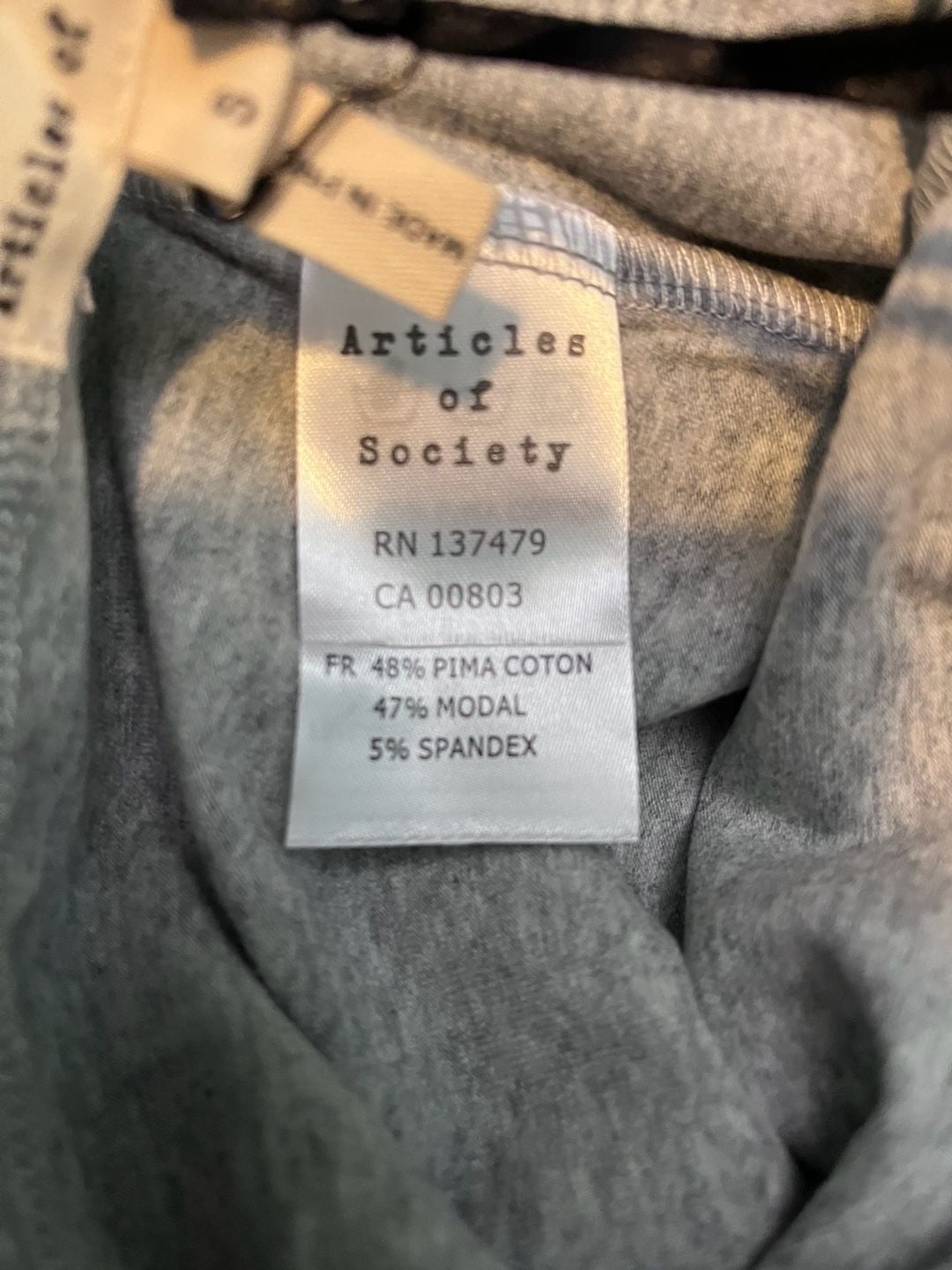 Articles of Society Leggings Size S Gray 5