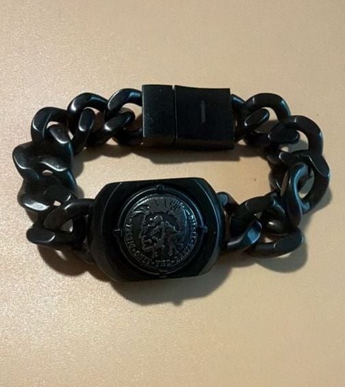 Diesel Black Chain Bracelet Only The Brave 3
