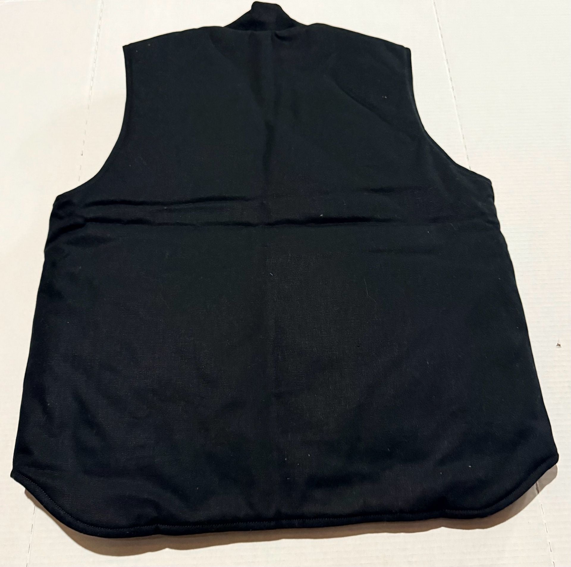 Carhartt V01 Duck Vest Size L Black Arctic Quilt Lined Canvas 5