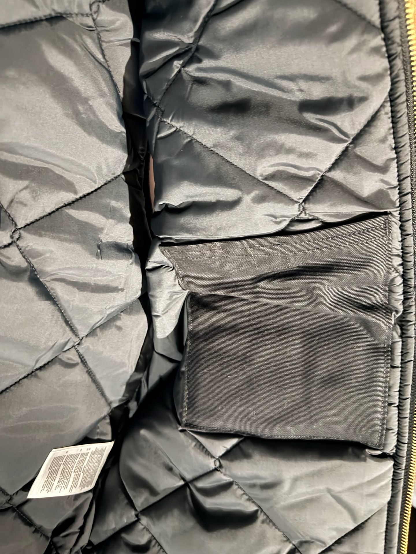 Carhartt V01 Duck Vest Size L Black Arctic Quilt Lined Canvas 8