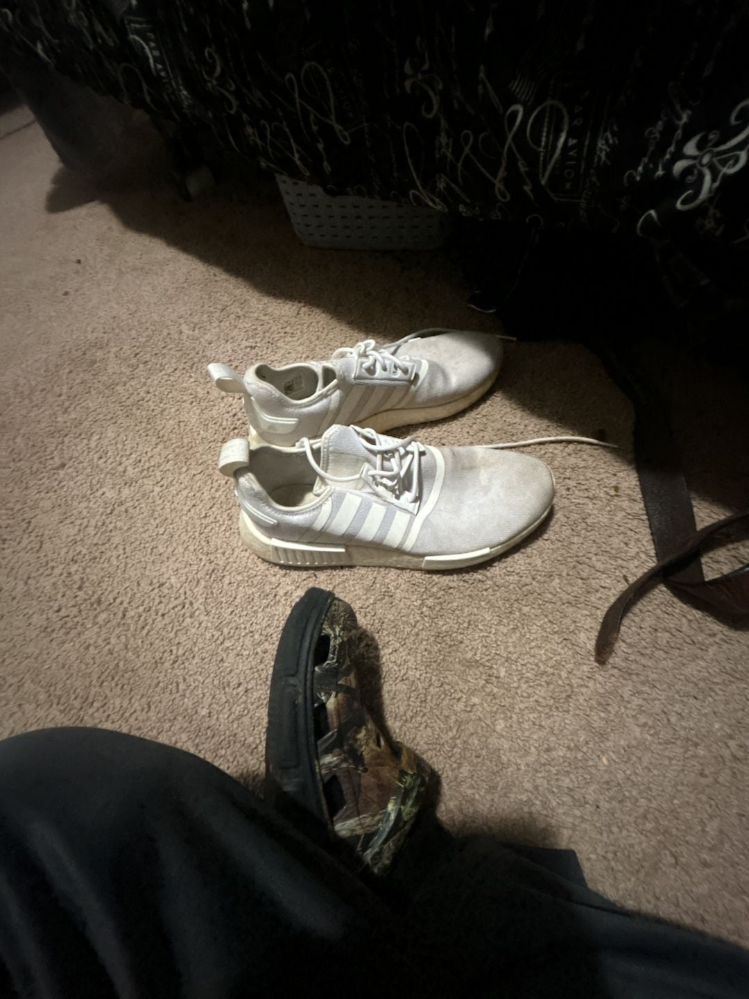 Adidas NMD R1 White Running Sneakers 2