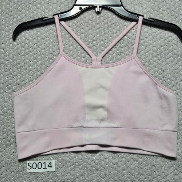 Nike Dri-FIT Sports Bra Size XL(+) Pink Athletic Crop Top