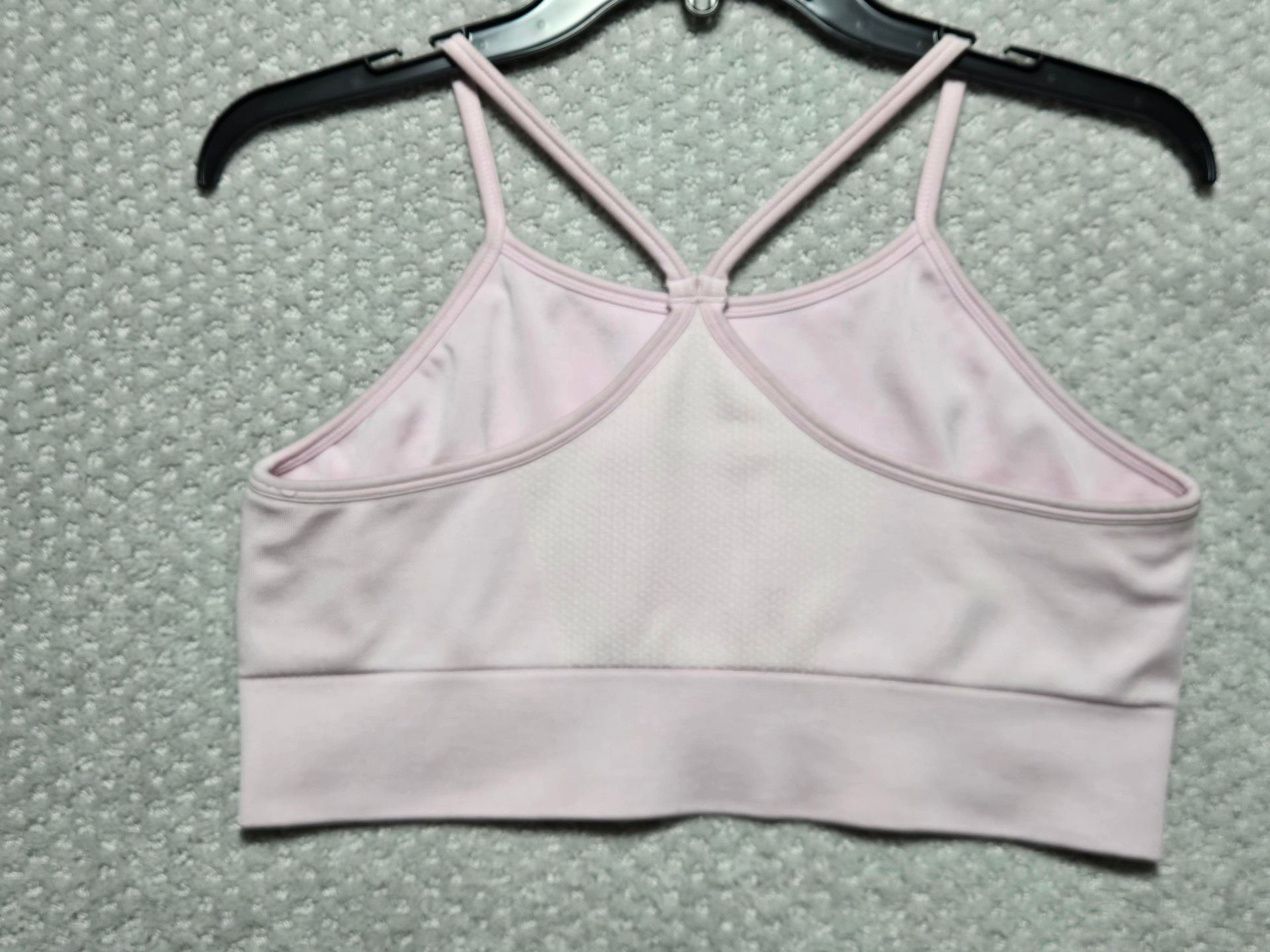 Nike Dri-FIT Sports Bra Size XL(+) Pink Athletic Crop Top 4