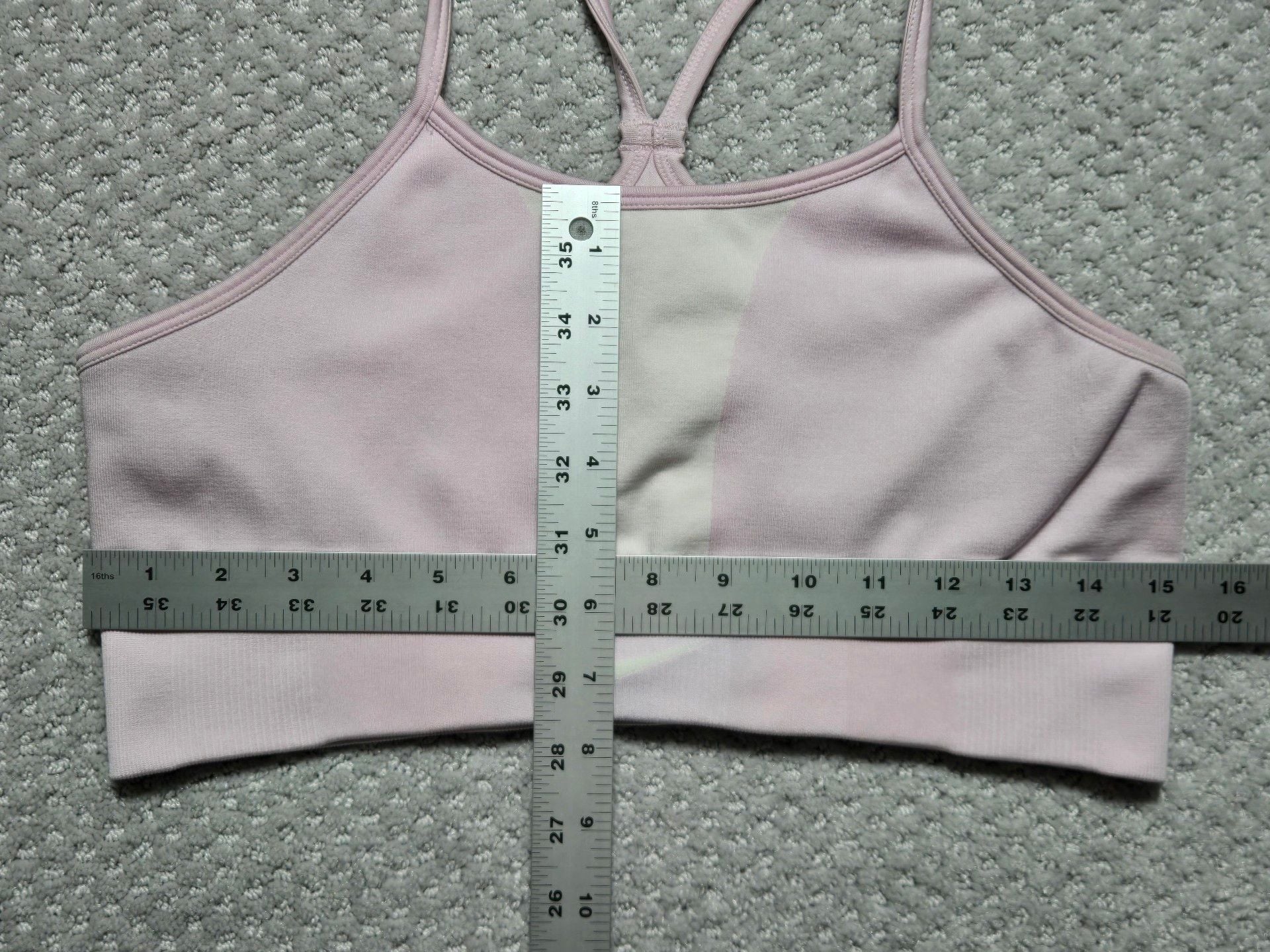 Nike Dri-FIT Sports Bra Size XL(+) Pink Athletic Crop Top 6