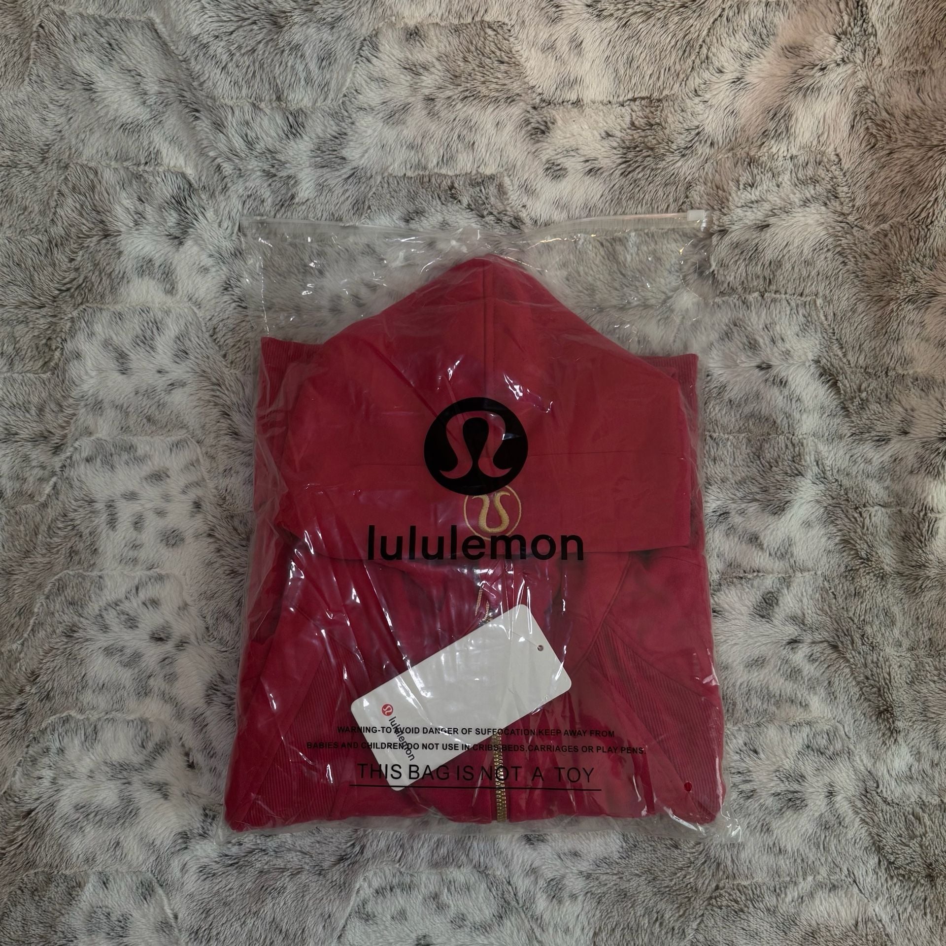 Lululemon Scuba Oversized Full-Zip Hoodie Size 6 Dark Red Gold 8
