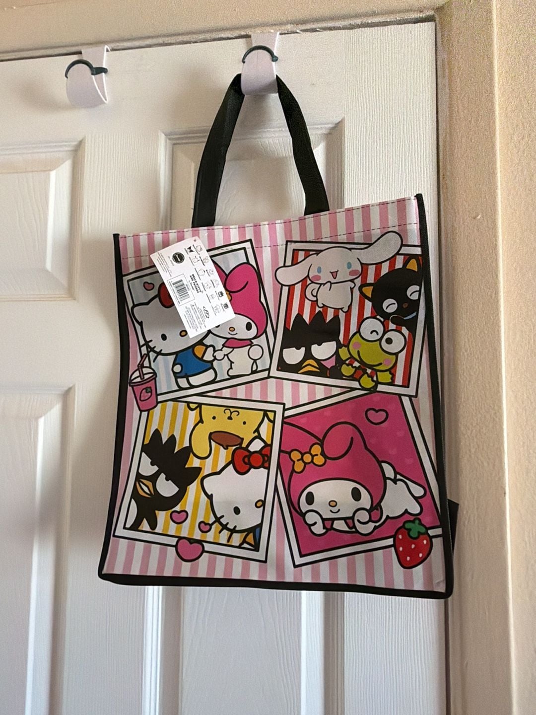 2 pk. Of Sanrio Hello Kitty And Friends Reusable Tote Bags 2