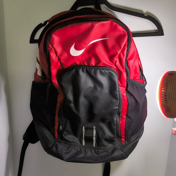 Nike Alpha Rev Backpack Red Black