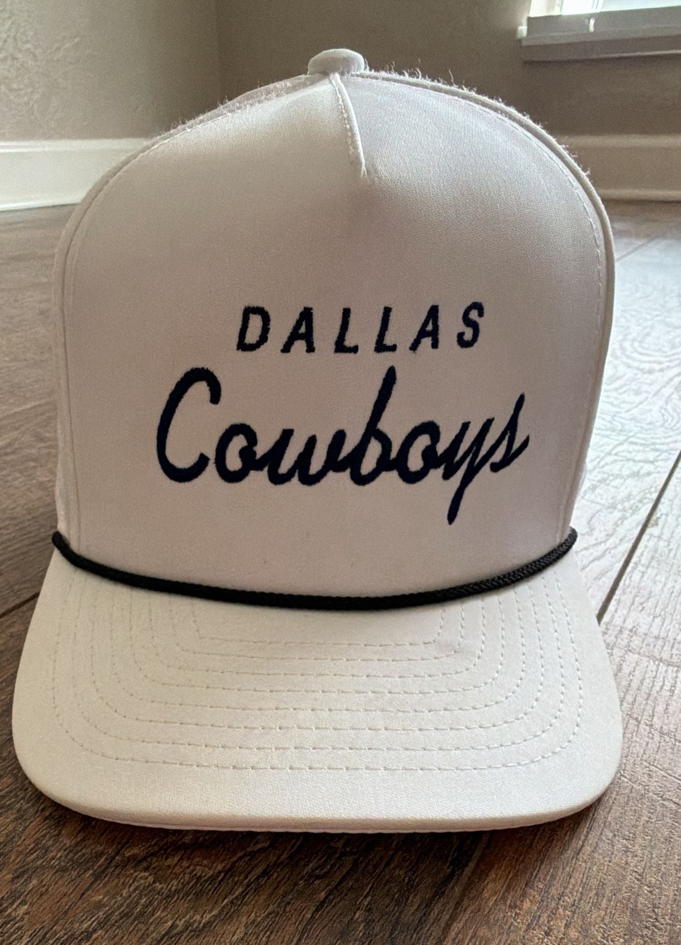 Dallas Cowboys '47 Hitch Rope Adjustable Hat White Script 2