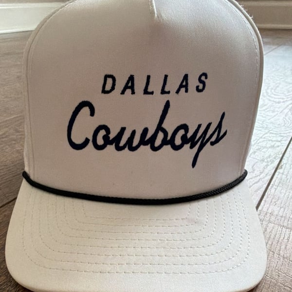 Dallas Cowboys '47 Hitch Rope Adjustable Hat White Script