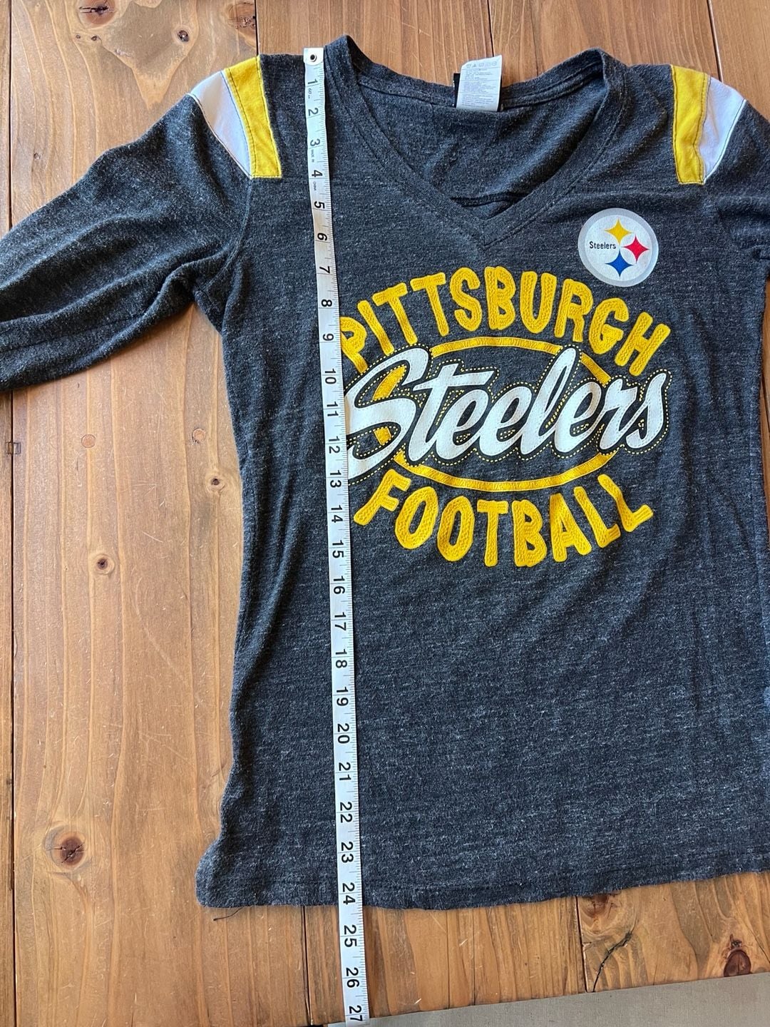 NFL Team Apparel Pittsburgh Steelers Size M Long Sleeve Shirt 7
