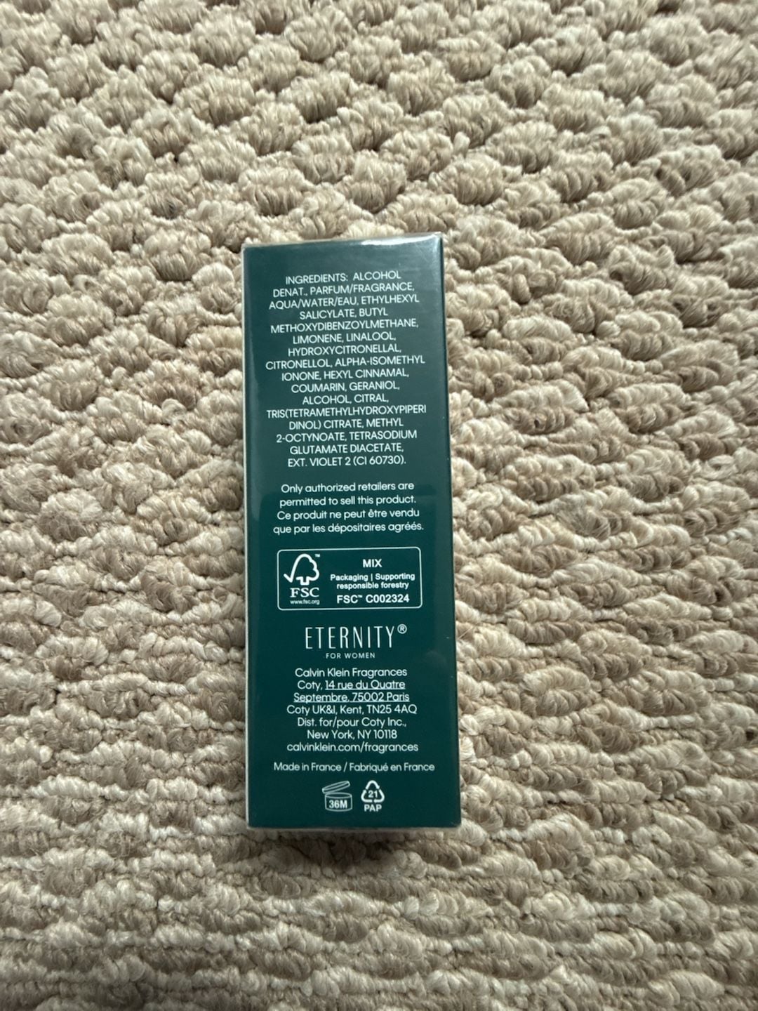 Calvin Klein Eternity Aromatic Essence Parfum Intense Size 30 ml 2