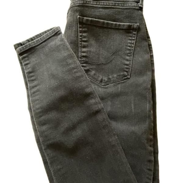 Signature by Levi Strauss & Co. High Rise Skinny Size 10L W30 L32 Black Jeans