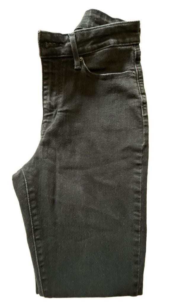 Signature by Levi Strauss & Co. High Rise Skinny Size 10L W30 L32 Black Jeans 3