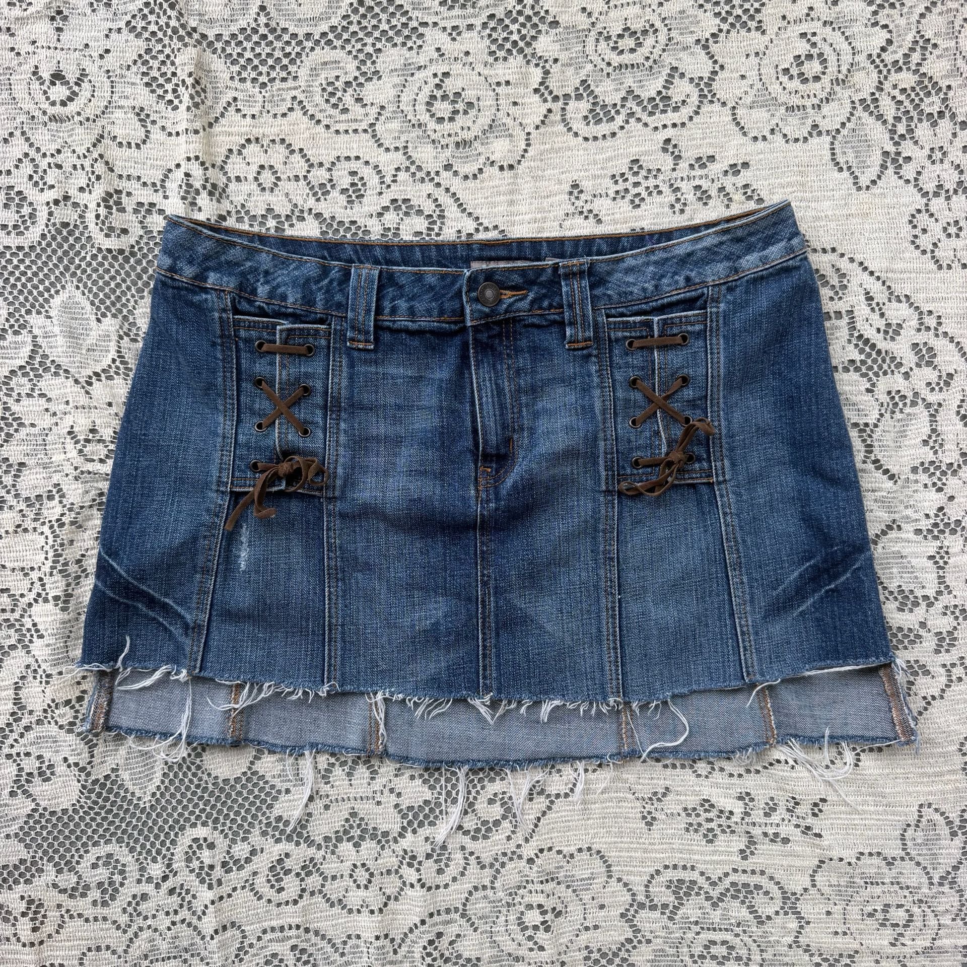 Y2K Vintage Fairycore Denim skirt 2
