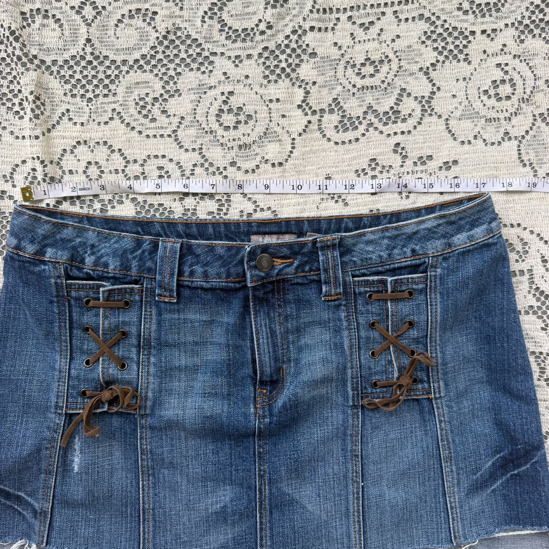 Y2K Vintage Fairycore Denim skirt 3