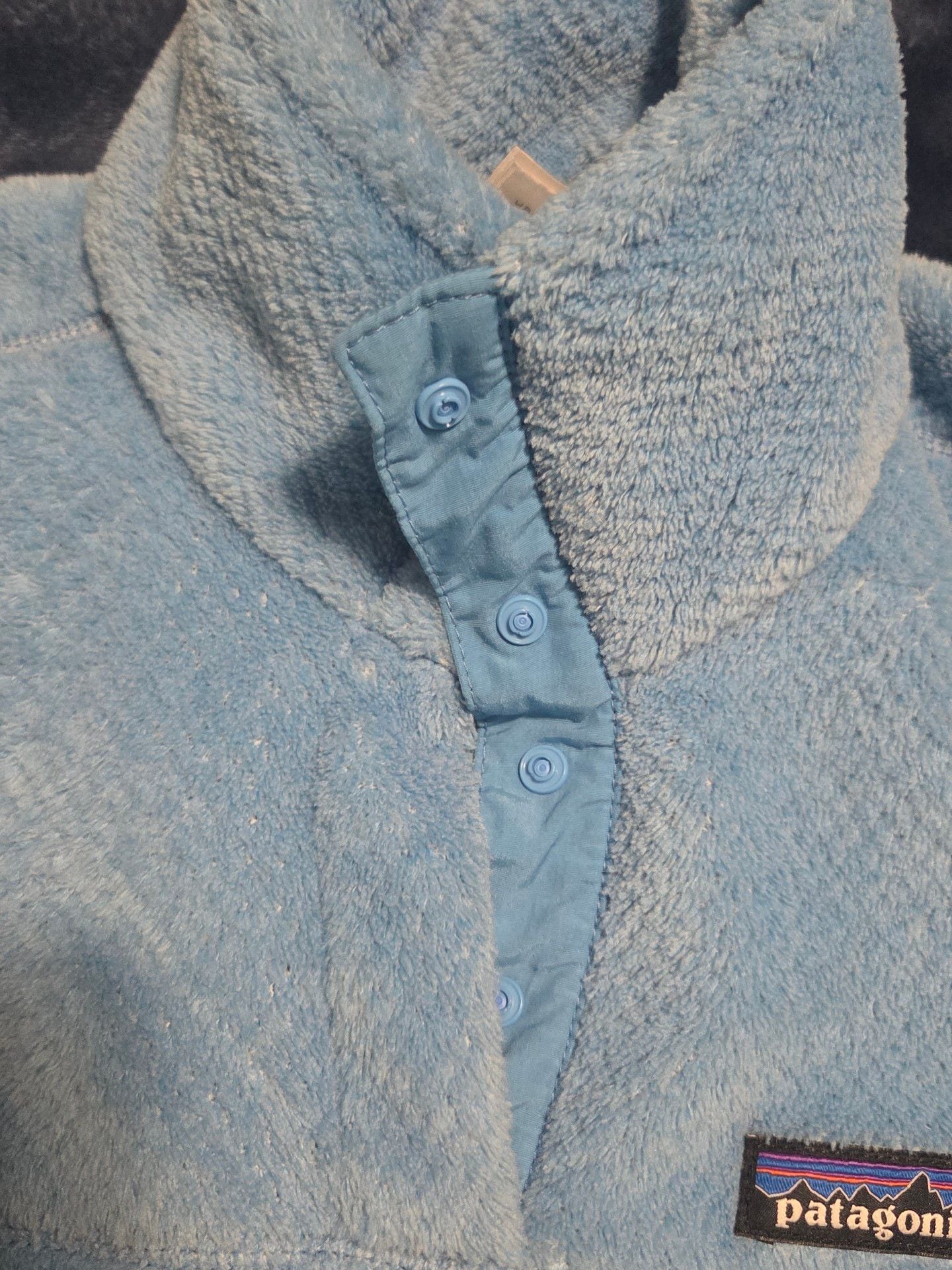 Patagonia Fleece Jacket Size XS Blue 8