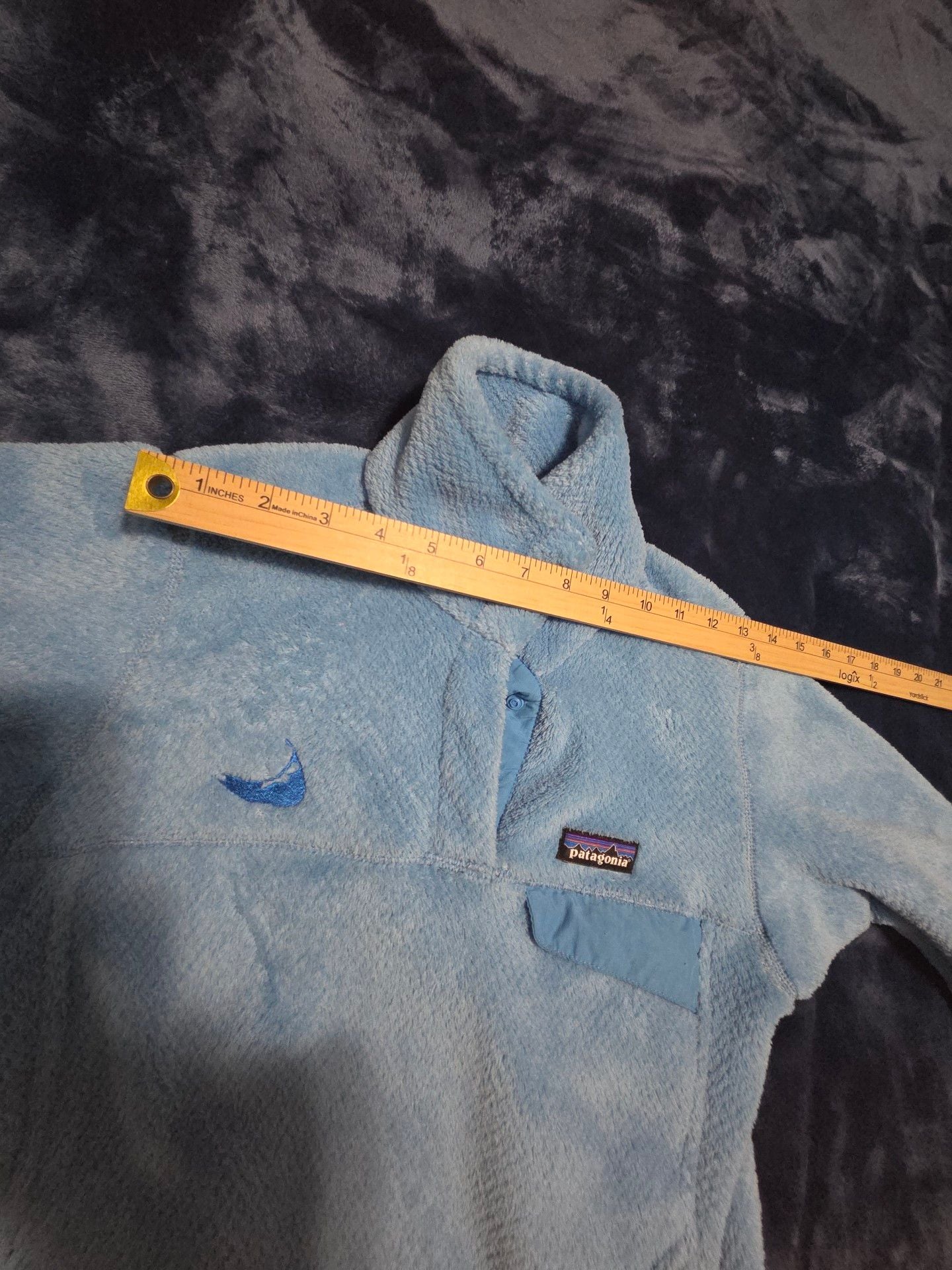Patagonia Fleece Jacket Size XS Blue 10