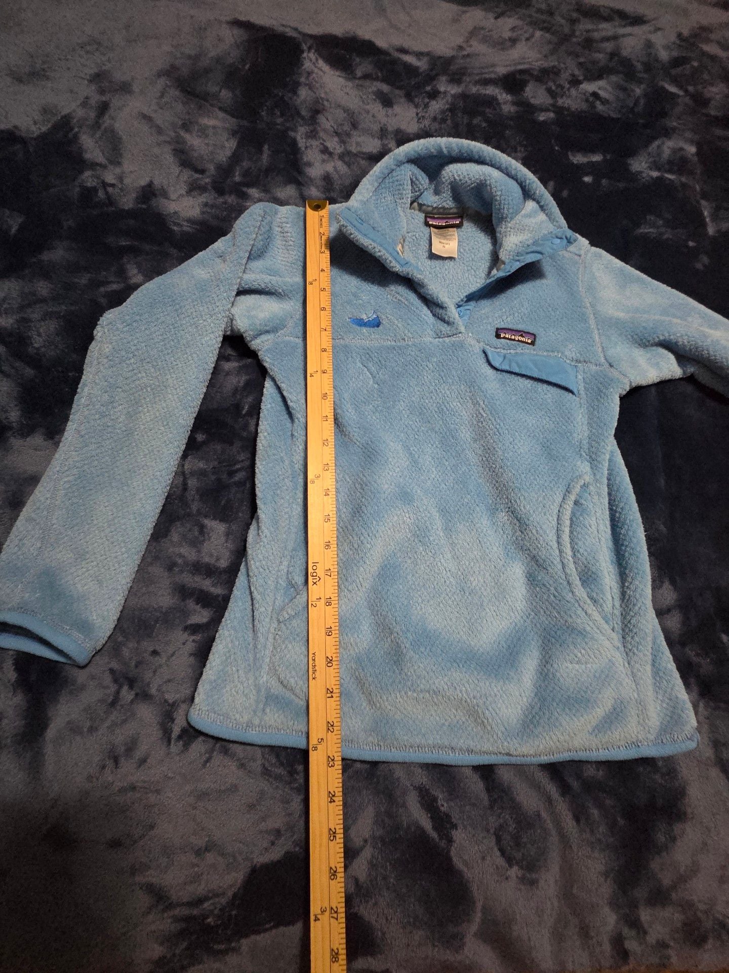 Patagonia Fleece Jacket Size XS Blue 11