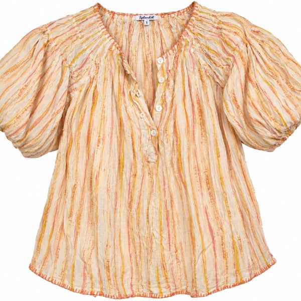 Olivia James The Label Peasant Blouse Size S
