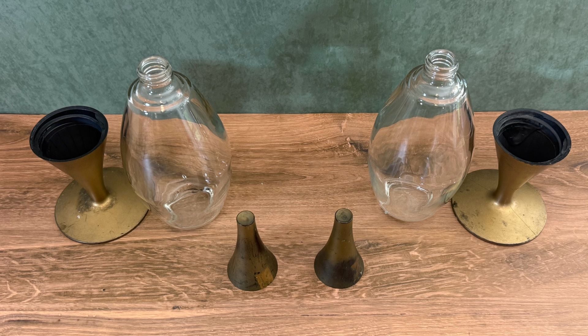 Vintage 1950s Space Age Whiskey Decanters Atomic Era MCM Art Deco 6