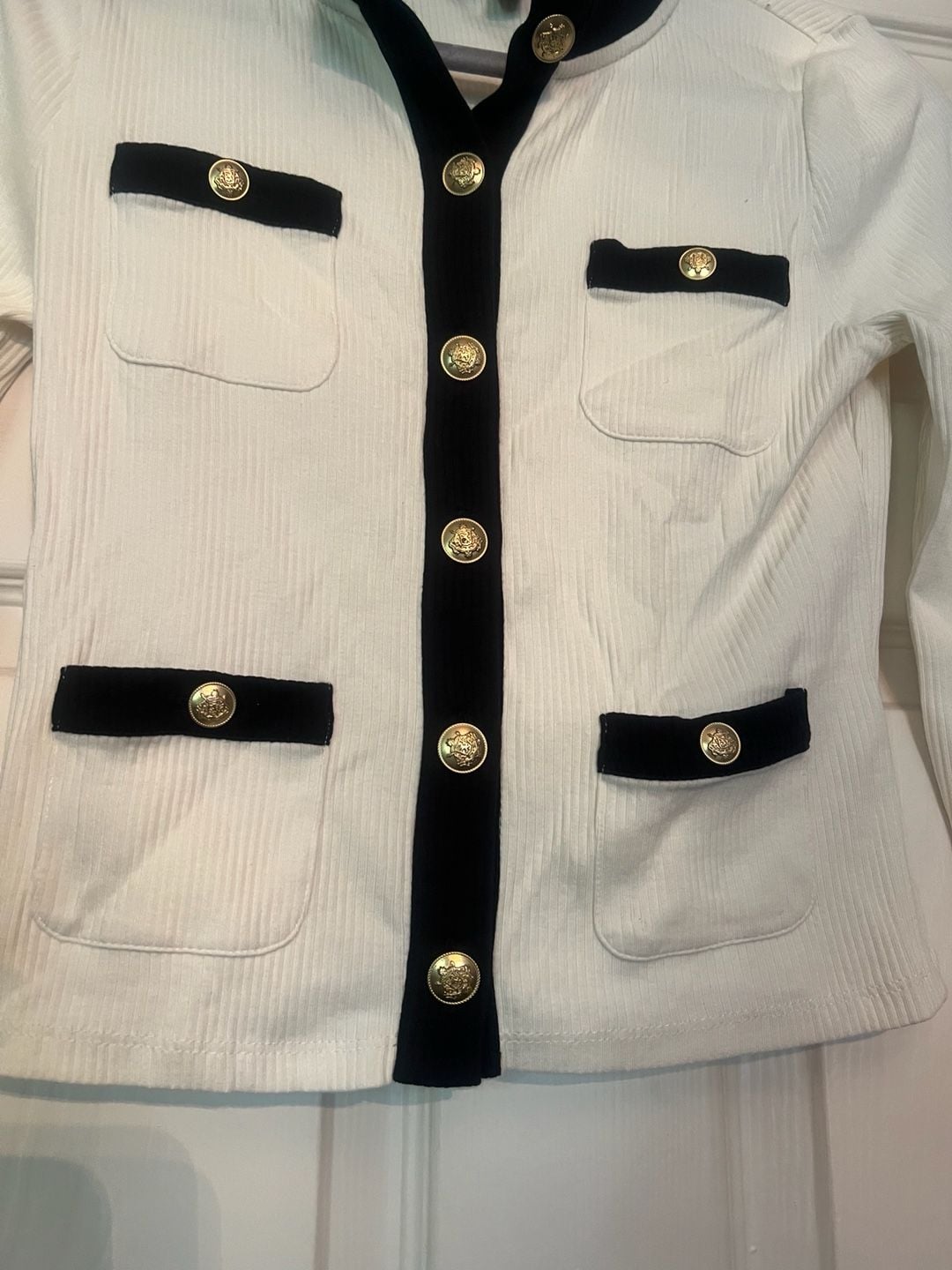 J. Crew Emilie Sweater Lady Jacket Size S White 5