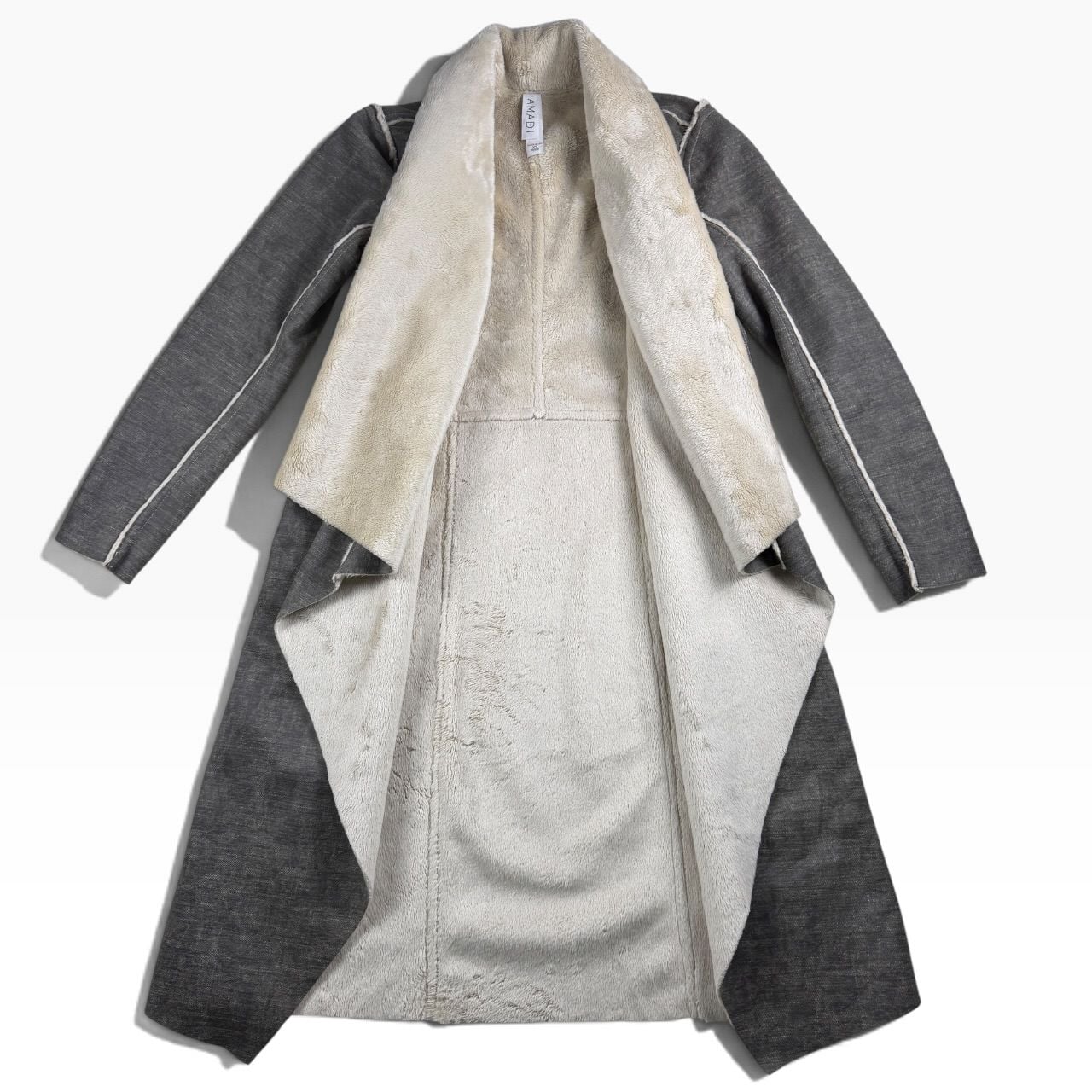 Anthropologie Amadi Sherpa Waterfall Coat XS Petite 3